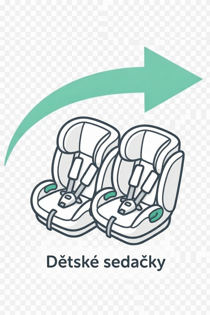 Dětská sedačka v transferu